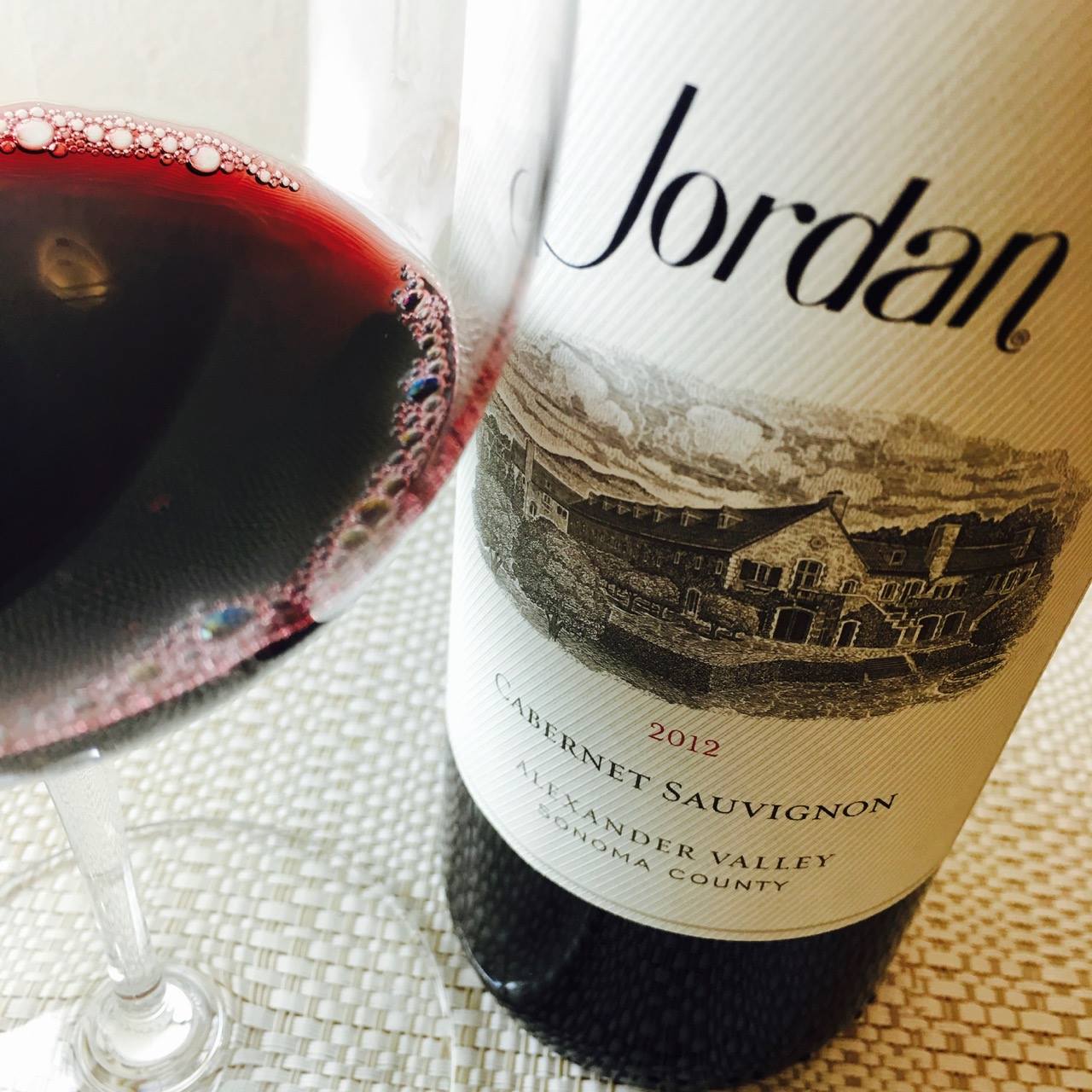2012 Jordan Vineyard and Winery Cabernet Sauvignon Alexander Valley, Sonoma County