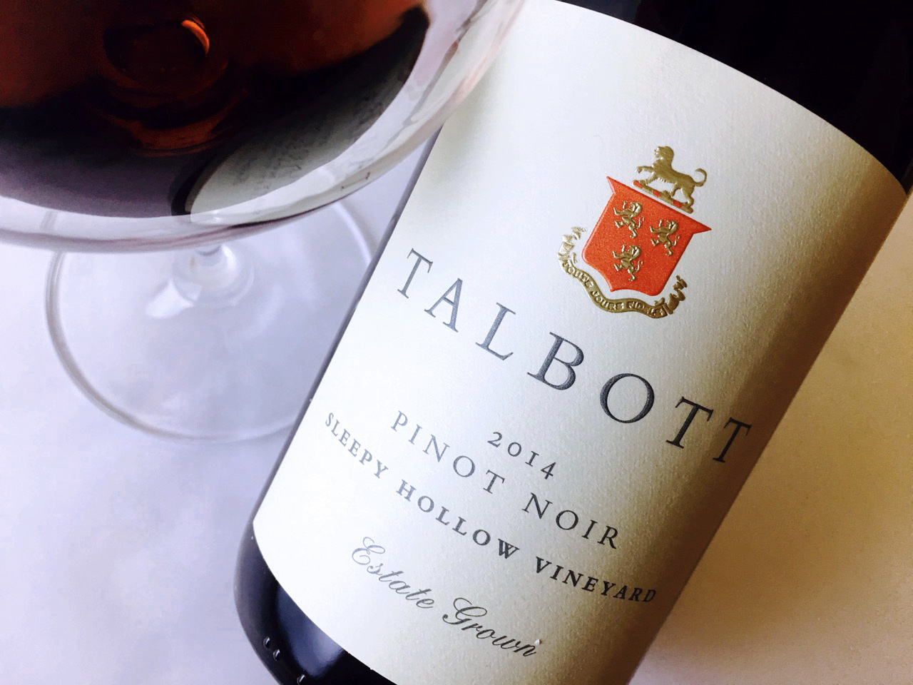 2014 Talbott Pinot Noir Sleepy Hollow Vineyard Santa Lucia Highlands