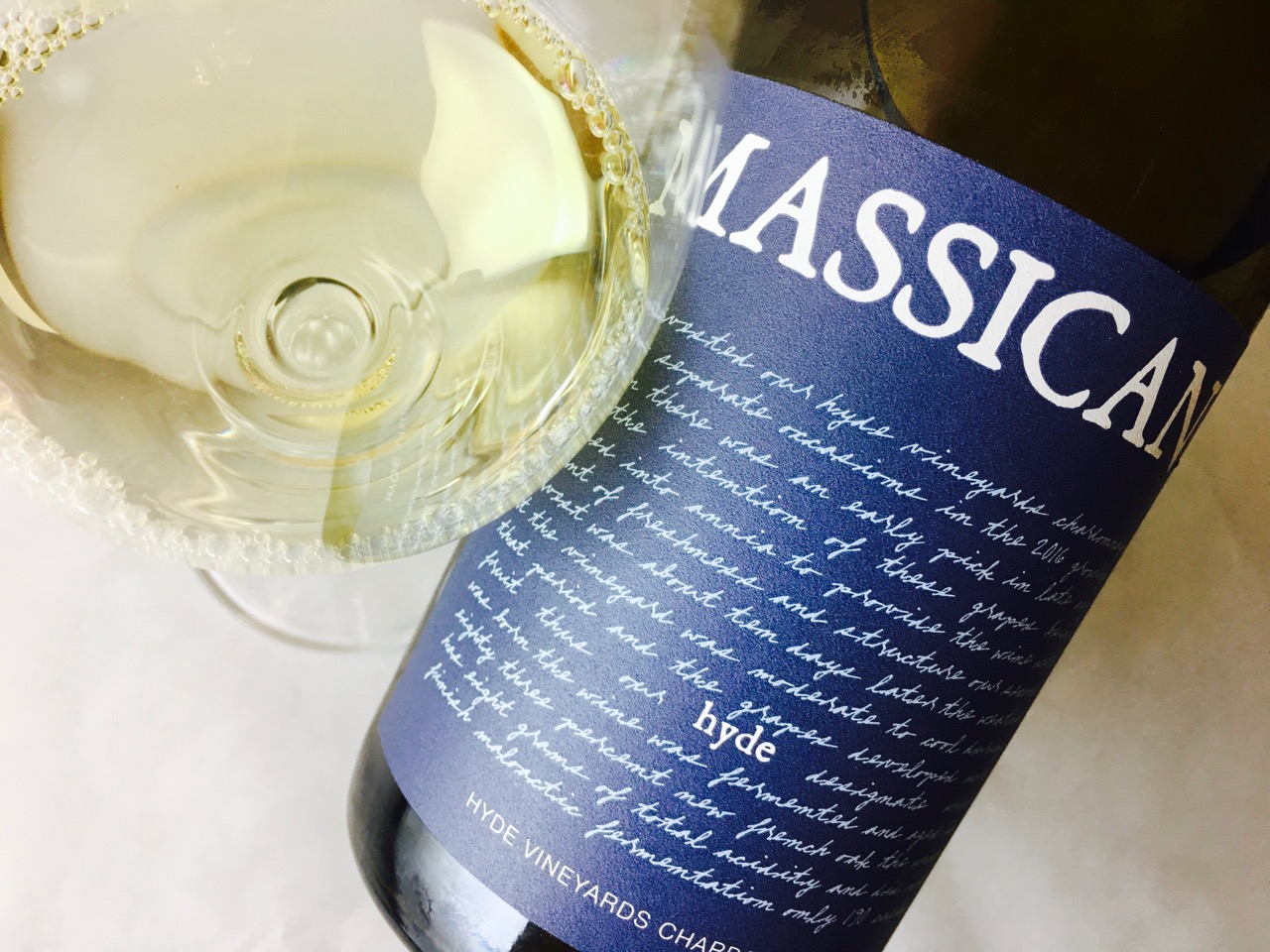 2016 Massican Chardonnay Hyde Napa Valley